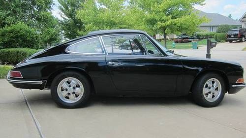 1967 Porsche 912 Coupe = Black Fresh 2.0 engine  $37.5 For Sale