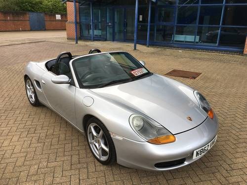 2000 Porsche Boxster 2.7 with FSH.  Lovely condition.   SOLD