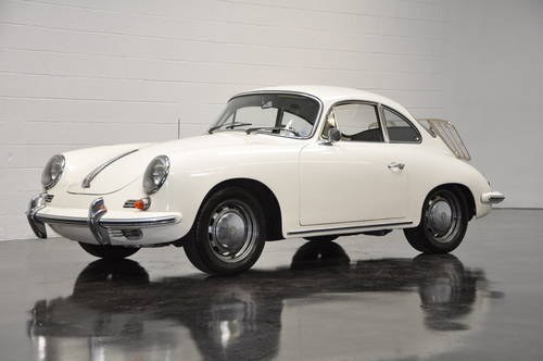 1964 Porsche 356C Coupe = Solid Correct Ivory 94k miles $71. For Sale