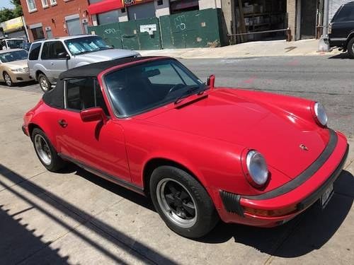 1987 Porsche 911 Carrera Cab # 21904 SOLD