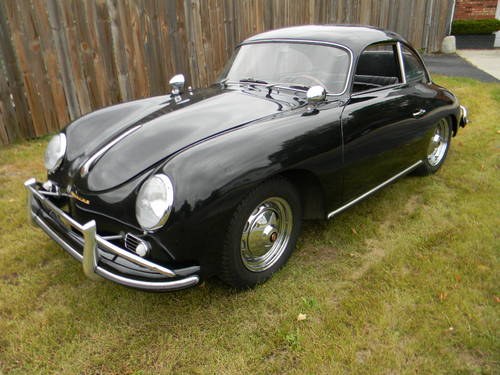 1957 Porsche 356A , Black on Black Beauty , Free Shipping For Sale