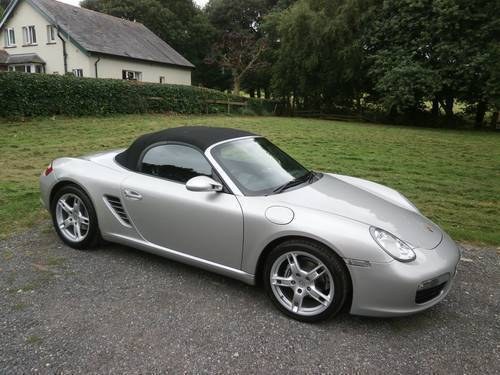 2007 '57' PORSCHE BOXSTER 2.7 987 SILVER 32K F.S.H STUNNING! For Sale