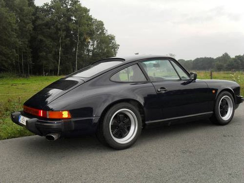 LHD Porsche carrera 3.2 coupe blue Left hand drive