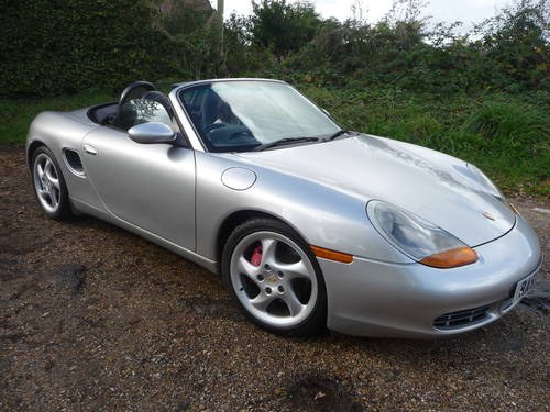 2001 Porsche boxster 3.2 s 6 speed manual. Silver For Sale