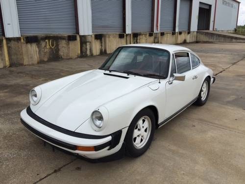 1975 LHD Porsche 911 S white / red ,smallbody LEFT HAND DRIVE For Sale