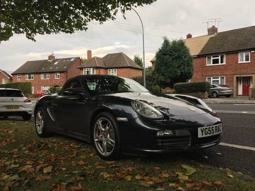 2005 987 Boxster S 3.2L Atlas Grey Full Leather FSH For Sale