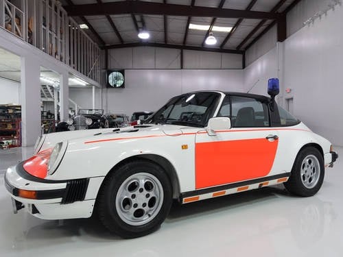 1988 Porsche 911 Carrera Targa Police Car For Sale