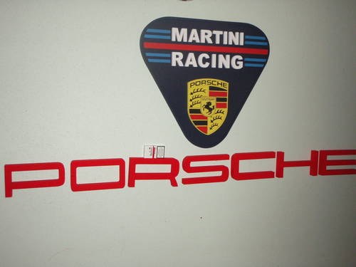 Porsche Martini Racing 911 356 928 944 Wall sign For Sale