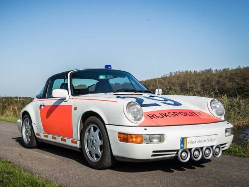 ex Police: 1990 Porsche 911 964 Targa For Sale