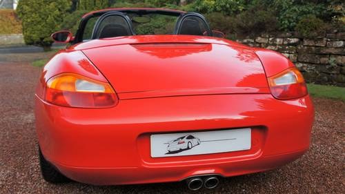 1998 PORSCHE BOXSTER GUARDS RED 77000 MILES 9 STAMPS For Sale