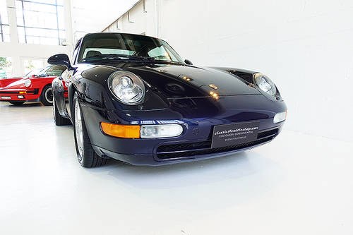1998 993 Carrera Targa in Ocean Blue with Grey Leather, stunning SOLD