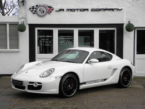 2007 Porsche Cayman 3.4 S Tiptronc S finished in Carrera White  SOLD