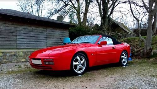 1990 Stunning Porsche 944 S2 Cabriolet in Guards Red For Sale