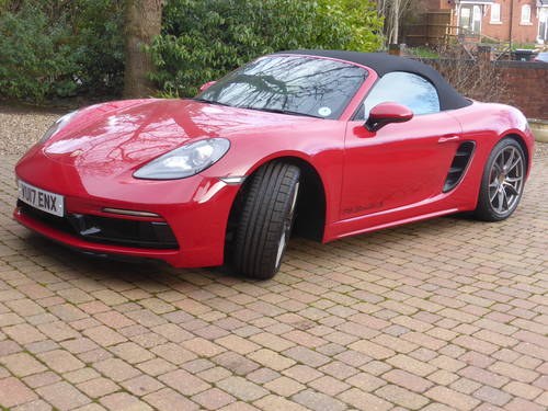 Porsche Boxster 718  S 2017    417 Miles from New For Sale by Auction