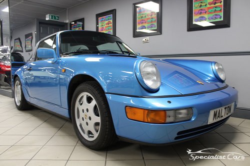 1990 Porsche 964 C4 Targa - Tahoe Blue For Sale