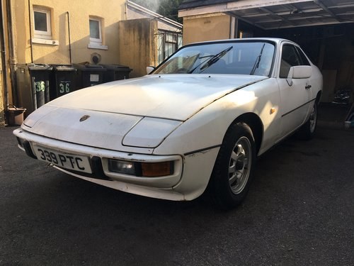 1982 Porsche 924 - Project Barn Find - Dateless Reg- 2 owners - SOLD
