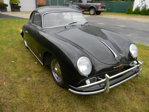1957 Porsche 356A , Black on Black Coupe, Free Shipping For Sale