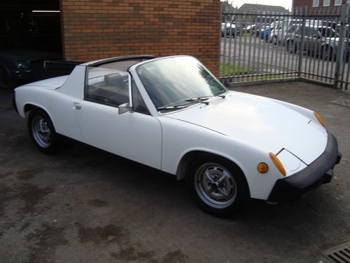 PORSCHE 914 1800(1976) WHITE! PERFECT INVESTMENT NOW SOLD SOLD