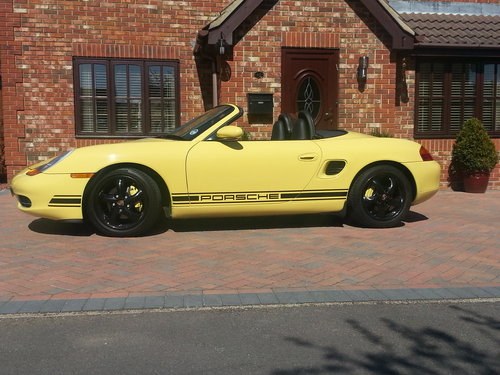 1999 Porsche Boxster rare pastel yellow 42k OPC hisotry For Sale