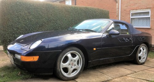 1993 Porsche 968 Midnight blue with blue roof For Sale