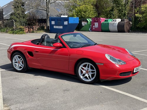 2001 Boxster 3.2 S manual Guards Red 67K miles FSH For Sale
