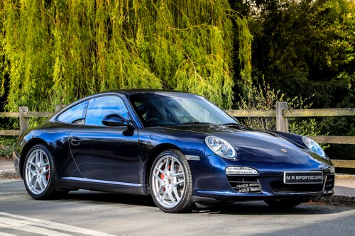2010 Porsche 911 Carrera S PDK Coupe Dark Blue Metallic 1 Owner For Sale