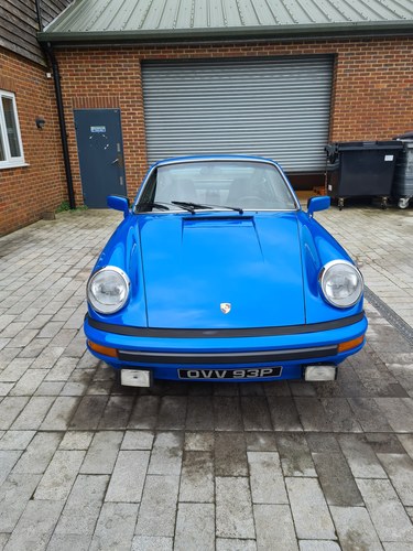 1976 Porsche 911s Arrows Blue Coupe In vendita
