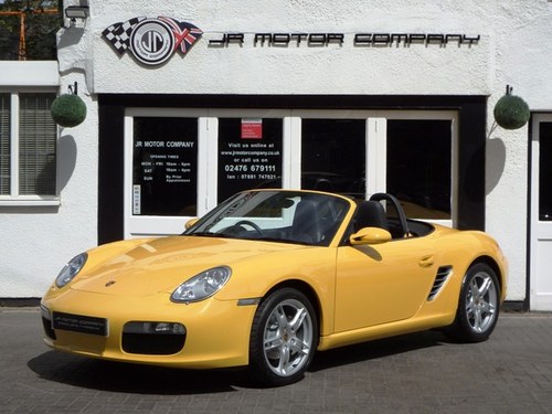 2006 Porsche Boxster 2.7 Manual Rare Speed Yellow Huge Spec! SOLD