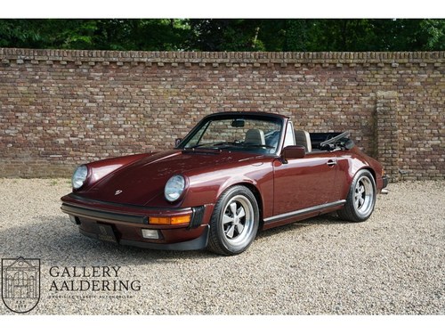 1984 Porsche 911 3.2 Carrera Convertible 3 owners from new For Sale