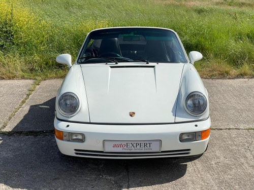 1990 Porsche 911 964 c4 cabriolet in white In vendita