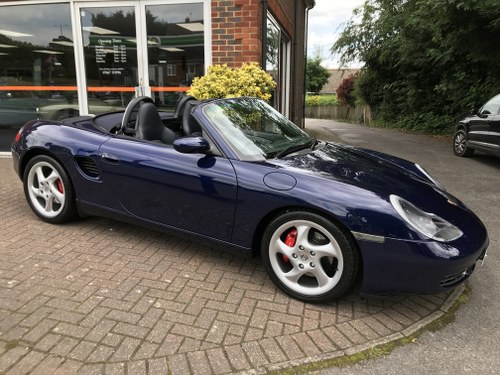 2002 PORSCHE BOXSTER 3.2 S (Just 21,800 miles from new) SOLD