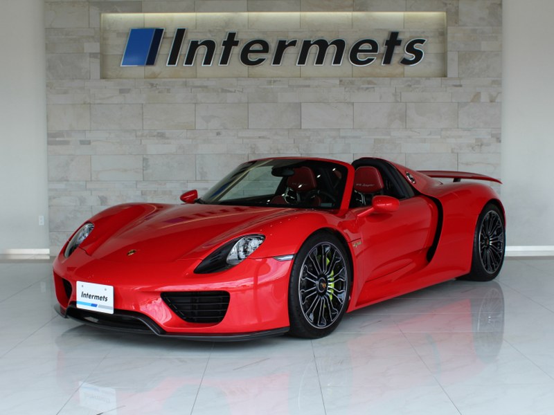 Low mileage Porsche 918 Spyder in Guards Red