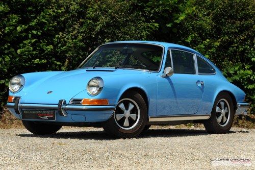 1970 Porsche 911 T 2.2 LHD coupe rare pastel blue For Sale