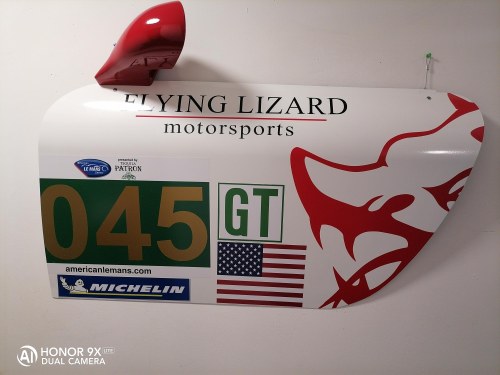 2007 Flying Lizard Porsche 911 GT3 RSR Replica door panel For Sale