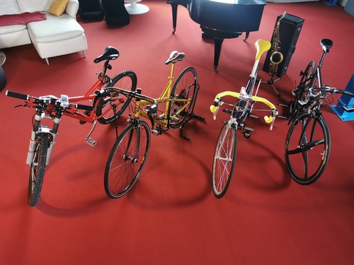 2017 Collection of 4 porsche bicycles In vendita
