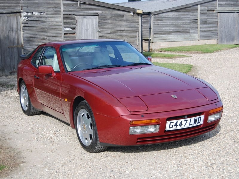 Porsche 944 S2, Rare Velvet Red, Sunroof, Huge History File