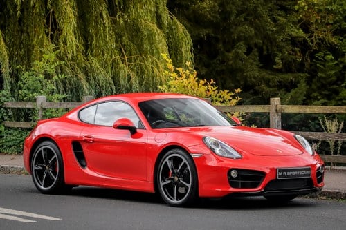 Porsche 981 Cayman S 2015 PDK Guards Red For Sale