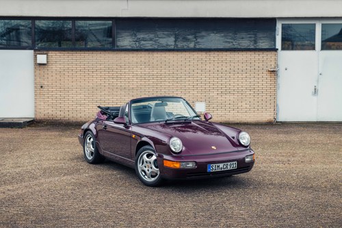 1992 Porsche Carrera 2 Cabriolet - First Paint - Exceptional For Sale