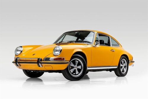 1970 Porsche 911S 2.2L Coupe clean Yellow driver $179.5k For Sale