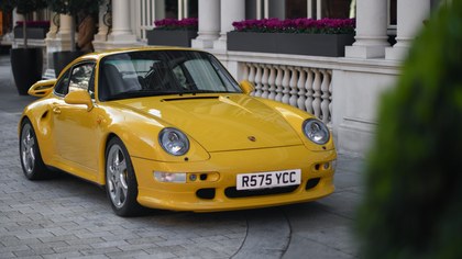1/23 RHD 1998 Manual Porsche 993 Turbo S - Speed Yellow