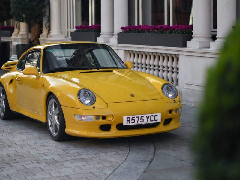 1/23 RHD 1998 Manual Porsche 993 Turbo S - Speed Yellow