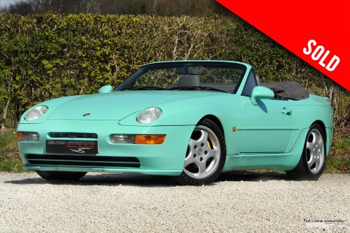 1993 Motor Show Porsche 968 manual cabriolet VENDIDO