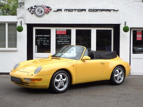 1995 911 993 Carrera 2 Tiptronic S Cabriolet Speed Yellow! SOLD