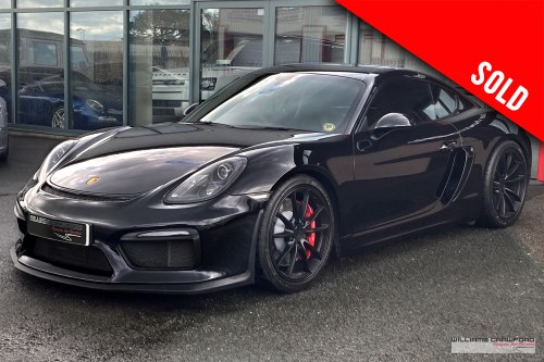 2016 Low mileage Porsche 981 Cayman GT4 SOLD