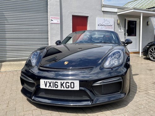 Porsche Boxster 981 Spyder 2016 - High Spec - Low Miles SOLD