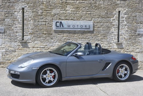 2006 Boxster 2.7 in Seal Grey with Black Leather In vendita
