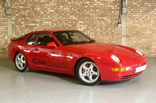 1994 Porsche 968 Club Sport. Supercharged and very low mileage! SOLD