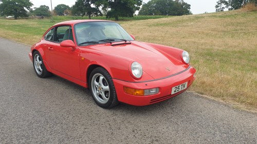 Porsche 911 Type 964 3.6 Carrera 2 1989.  Red with Marble In SOLD