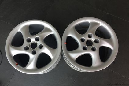 Picture of 2 rear wheels for Porsche 993 Turbo and Carrera 4S