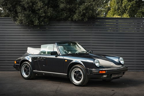 1989 PORSCHE 911 3.2 CARRERA CABRIOLET, G50, LHD SOLD